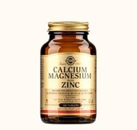 Solgar Viên uống bổ sung Canxi Magie Kẽm - 100 Viên/ Lọ