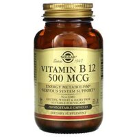 Solgar Vitamin B12 500 mcg 250 Vegetable Capsules