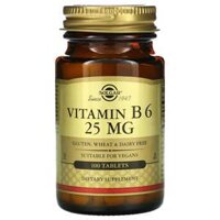 Solgar Vitamin B6 25 mg 100 Tablets