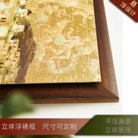 Solid wood puzzle frame ,Renova floating mounting ,three-dimensional ,custom-made 300 pieces ,500 ,1000 ,1500 ,can be cu