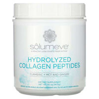 Solumeve Hydrolyzed Collagen Peptides with Turmeric MCT and Ginger 14 oz (400 g)