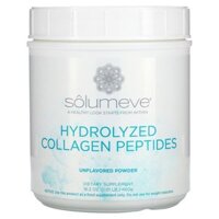 Solumeve Hydrolyzed Collagen Peptides Unflavored Powder 16 oz (1 lb) 460 g