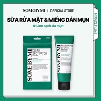 [SOME BY MI] Sữa rửa mặt và miếng dán mụn Some By Mi AHA-BHA-PHA 30 Days Miracle Acne Clear Foam