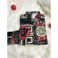 SơMi Nam Nam Dài Tay Body Áo Sơ Mi Nam Họa Tiết 3D phong cách hàn quốc VuaJea`n AWZ