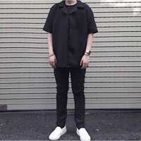 Sơmi tay ngắn + Quần tây