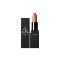 Son 3CE 908 Warm & Sweet Matte Lip Color Màu Cam Đất (Vỏ Đen)