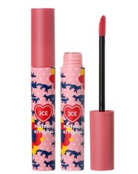 Son 3CE Kem Maison Kitsune Velvet Lip Tint Màu Strawberry Delight ( Phiên Bản Giới Hạn)