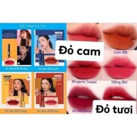 Son 3CE màu đỏ cam