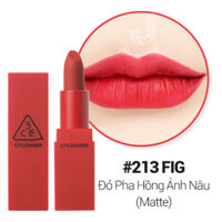 Son 3CE Red Recipe Matte Lip Color 213 Fig – Màu Đỏ Hồng Nâu