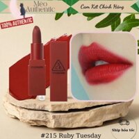 Son 3CE Red Recipe Màu 215 Ruby Tuesday *