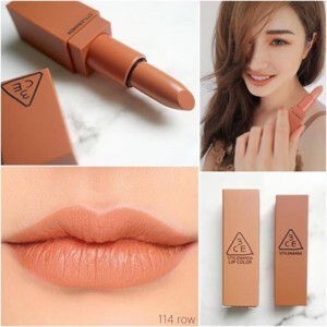 Son 3CE Stylenanda Lip Color 114 Rows - Cam đào