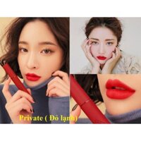 Son 3CE Velvet Lip Tint Private (Đỏ Lạnh)  ྇