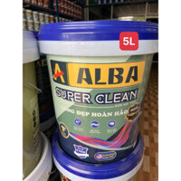 Sơn 5L - Nội Thất ABBA Super Clean Bóng Đẹp Hoàn Hảo
