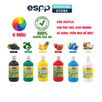 Sơn Acrylic Màu vẽ Đa Năng 6 màu - 250ml - BOSTIK - Đen