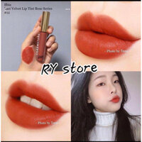 Son BBIA Last Velvet Lip Tint #12: màu Cam cháy - Sweet Boss( son kem lì bền màu mềm mịn môi mượt như nhung )