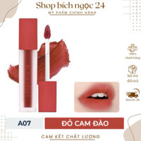 Son Black Rouge A12 Hàn Quốc son background kem lì A01 ~ A07 [ HÀNG CHÍNH HÃNG]