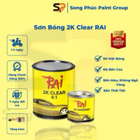 Sơn Bóng 2K RAI [ 2 thành phần ] Sơn Bóng Gỗ, Sơn Phũ Bóng, Sơn Giả Gỗ