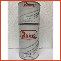 Sơn Bóng 2K Rhino Paint KP502 2 thành phần cao cấp siêu bóng siêu cứng tự phẳng mặt, chống nắng, kháng tia uv cực cao