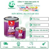 Sơn bóng 2K Yespaint Tím ( Siêu bóng, giữ màu lâu )
