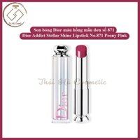 Son bóng Dior màu hồng mẫu đơn số 871 Dior Addict Stellar Shine Lipstick No.871 Peony Pink