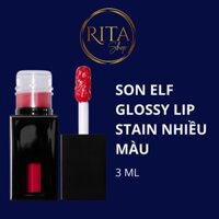 Son bóng dưỡng môi Elf Glossy lip stain giữ màu nhiều giờ liền
