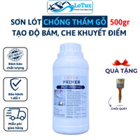 Sơn bóng gỗ tạo độ bám, lấp tim, tạo nền cho bề mặt gỗ, nhanh khô, không cần pha trộn, Lotux