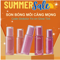 Son bóng Hàn quốc Code Glokolor Fix-on Glow Tint: Môi căng mọng, màu chuẩn cả ngày