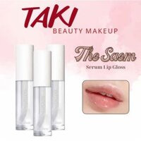 Son Bóng Không Màu The Saem Serum Lip Gloss 4.5g WH01