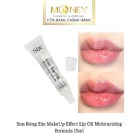 Son Bóng She MakeUp Effect Lip Oil Moisturizing Formula 15ml