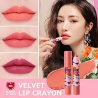 Son bút chì 3CE Maison Kitsune Velvet Lip Crayon sale  ྇