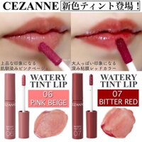 Son Cezanne Watery Tint Lip Nhật Bản - Son nước bóng lâu trôi, bền màu lì