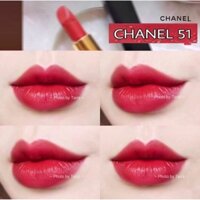 Son Chanel Rouge Allure Velvet Extreme mau 51 do hong Chính Hãng Có Bill