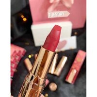 Son Charlotte Tilbury Matte Revolution và Hot lip the queen, Sexy Sienna, Lost Cherry,  Red carpet, Pillow Talk 2, Carin