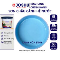 Sơn chậu cảnh JOSHU màu xanh hòa bình hộp 1 Lit - hệ nước