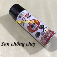 Sơn Chịu Nhiệt Độ Cao BOSNY HI-TEMP 1200 Màu Đen Mờ - Sơn Pô Chịu Nhiệt - Sơn chống Cháy