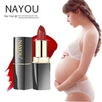 son cho bà bầu Son Môi Dưỡng Ẩm Chống Thấm Nước Không Chì Thích Hợp Cho Phụ Nữ Mang Thai cỏ mềm homelab