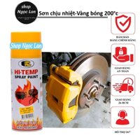 Sơn chống cháy màu vàng - Sơn chịu nhiệt độ cao HI TEMP 200°C Bosny