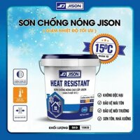 Sơn Chống Nóng Cao Cấp Jison, Chống nóng mái tôn, tường nhà, chống nóng sàn mái lộ thiên