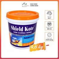 Sơn Chống Nóng Shield Kote (4,6 kg).  Sử dụng cho mái, tường, trần nhà, bêtông.
