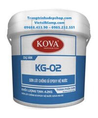 Sơn chống rỉ – Sơn lót Epoxy hệ nước KOVA KG-02 (5kg)