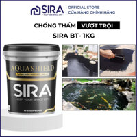 Sơn chống thấm bể cá, thùng xốp - (1KG) Chống thấm bể cá xi măng, bể cá koi, chống thấm tôn rỉ lỗ hiệu quả SIRA BT