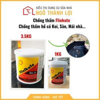 Sơn chống thấm Flintkote 3.5kg,1kg, sơn chống thấm hồ nước, hồ cá Koi đa năng, Shell flintkote No3 3.5L, 1L