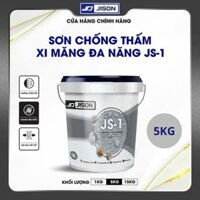 Sơn chống thấm Jison JS-01 (5 KG) cao cấp pha xi măng, chống thấm tường, sàn mái, tôn tè, Wc