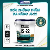 Sơn chống thấm Jison JS-22 cao cấp pha xi măng chống thấm ngược, tường, sàn mái, đổ cổ ống