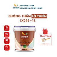 Sơn Chống Thấm Lộ Thiên LUXAN- Sơn chống thấm ngoài trời, Chống thấm tường đứng, Sàn mái sân thượng