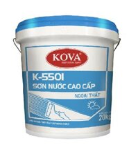 Sơn chống thấm ngoài trời Kova bán bóng K-5501 20 kg- màu Trắng