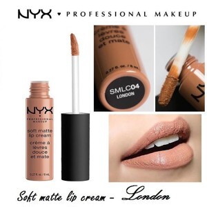 Son dạng kem NYX Soft Matte Lip Cream #SMLC04 London 7.6g