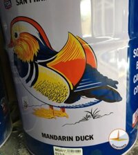 Sơn dầu con vịt màu xanh MD 877