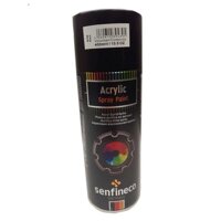 Sơn Đen Bóng SENFINECO 4039 Paint Acrylic Black Gloss 400ML Chai  HÀNG CHÍNH HÃNG