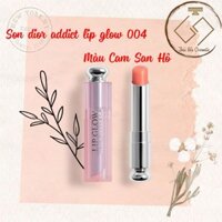 Son dior addict lip glow 004 màu cam san hô